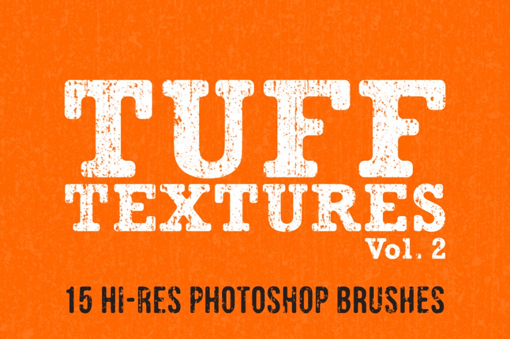 Tuff Textures Vol. 2 - hi-res Photoshop brushes