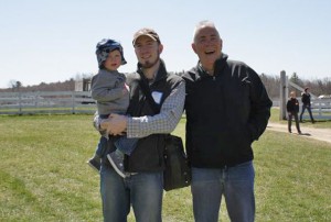 Liam, me and my dad. 