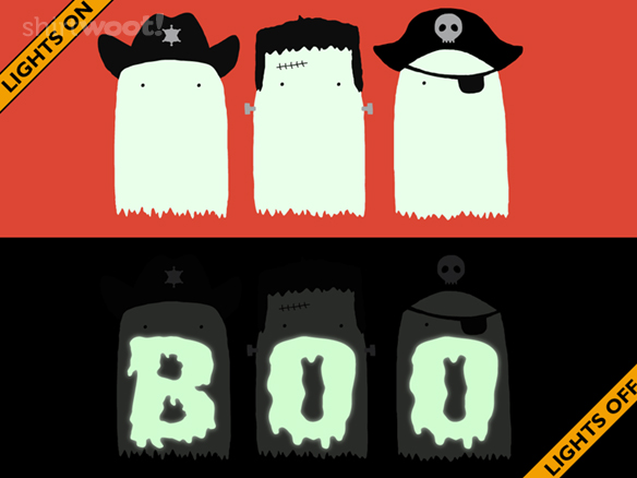 Ghosties from lunchboxbrain available at shirt.woot.com