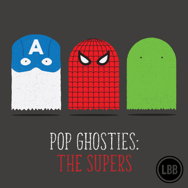 Pop Ghosties - The Supers by lunchboxbrain
