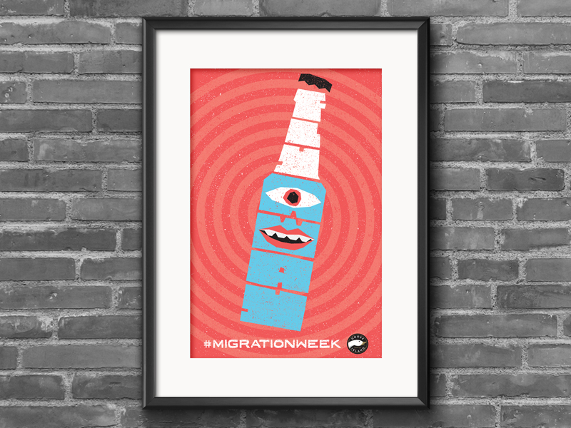 Fly Away - Goose Island Beer Co Poster by lunchboxbrain