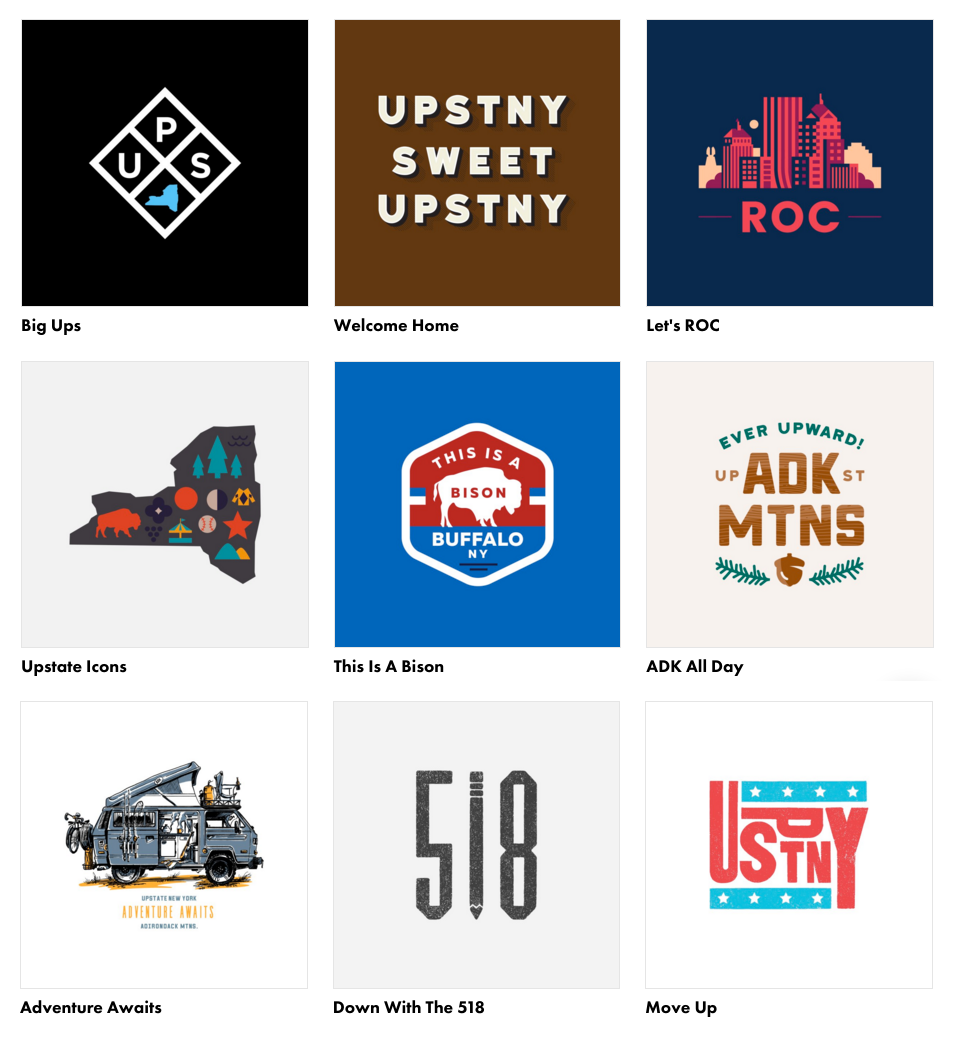 AIGA UPSTNY Threadless Artist Shop