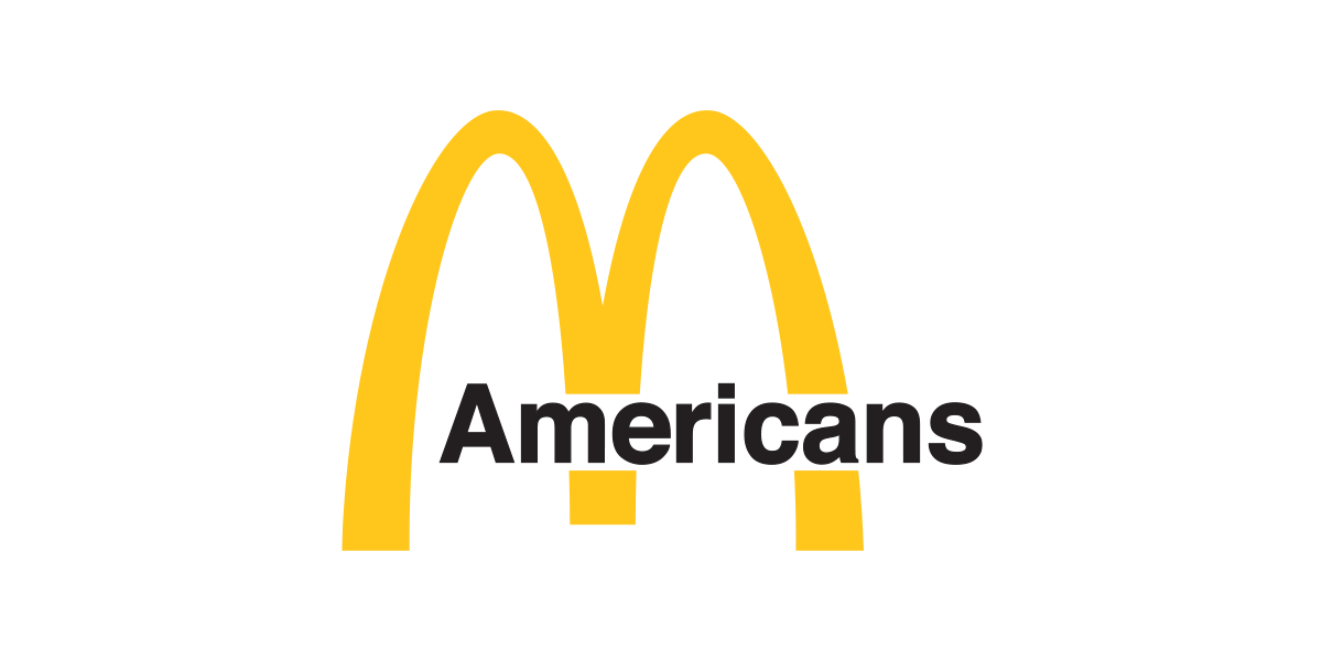 Americans (McDonalds logo parody) by lunchboxbrain
