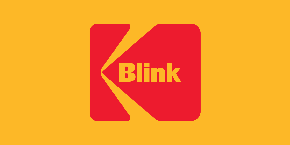 Blink (Kodak logo parody) by lunchboxbrain